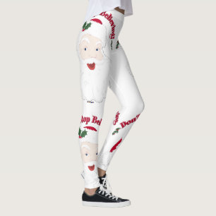 Hör nicht auf, dem Vintagen Weihnachtsmann zu glau Leggings