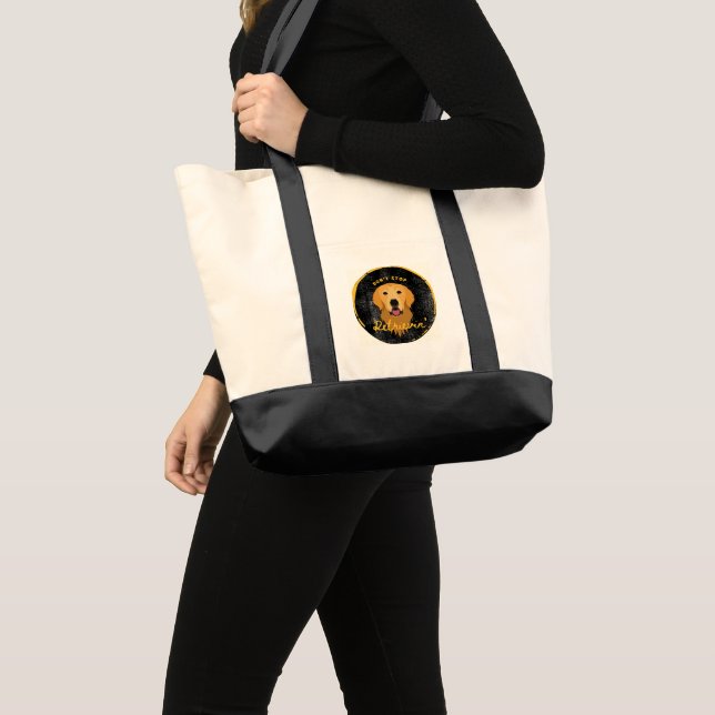 "Hör nicht auf zu holen" Tote Tasche in Schwarz (Vorderseite (Produkt))
