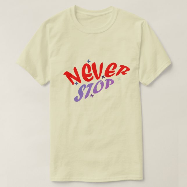 HÖR NIE AUF T-Shirt (Design vorne)
