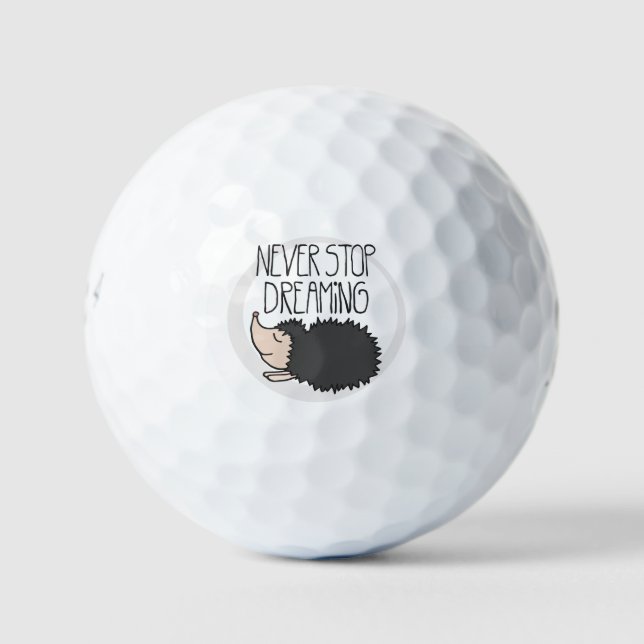 Hör niemals auf zu träumen golfball (Vorderseite)
