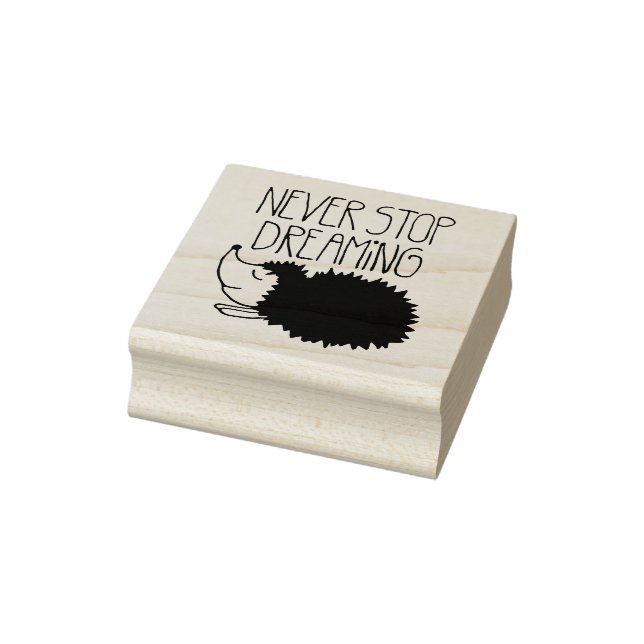 Hör niemals auf zu träumen gummistempel (Stempel)