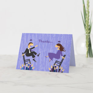 Hora Chair Danse B'nai B'not Folle Carte de remerc