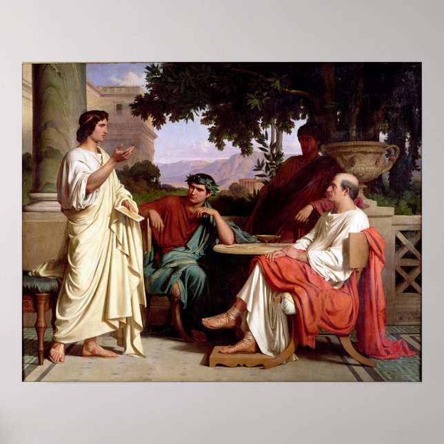 Horace, Virgil und Varius Poster (Vorne)