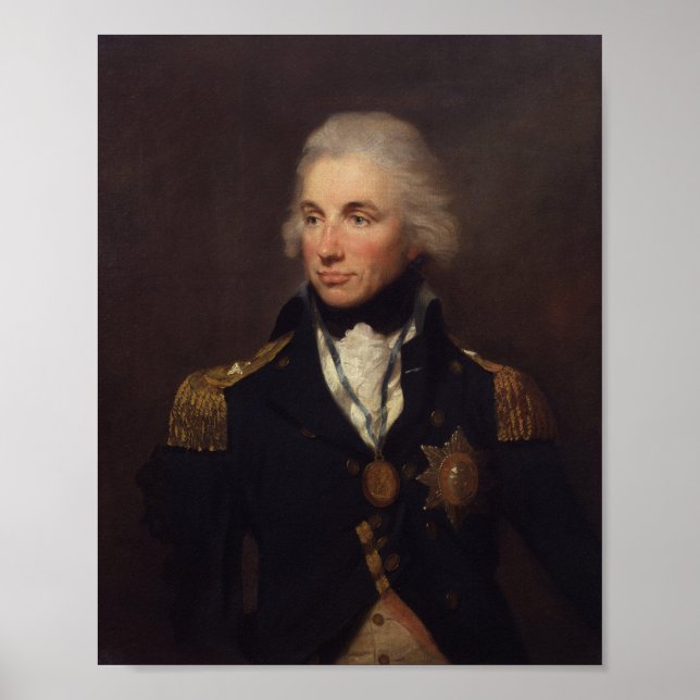 Horatio Nelson Poster Lemuel Francis Abbot (Devant)