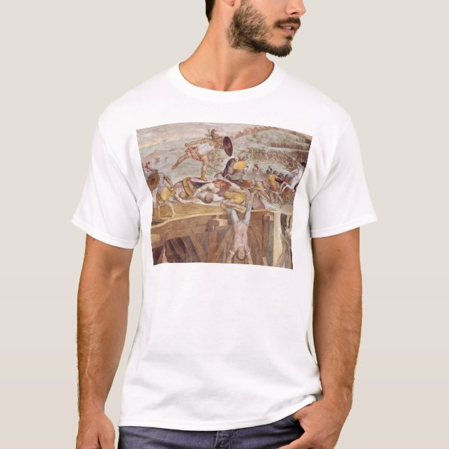 Horatius Cocles auf der Sublician Brücke T-Shirt (Vorderseite)