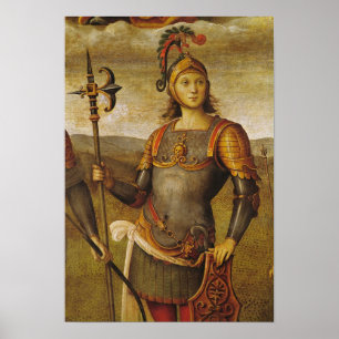 Horatius Cocles, aus der Sala dell'Udienza Poster