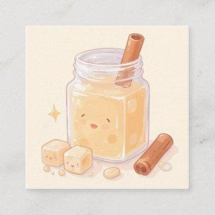 Horchata Quadratische Visitenkarte
