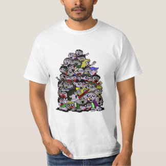 Horde de zombi - T-shirt de la valeur des hommes