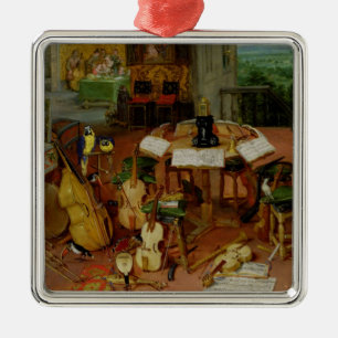 Hören, 1617 silbernes ornament