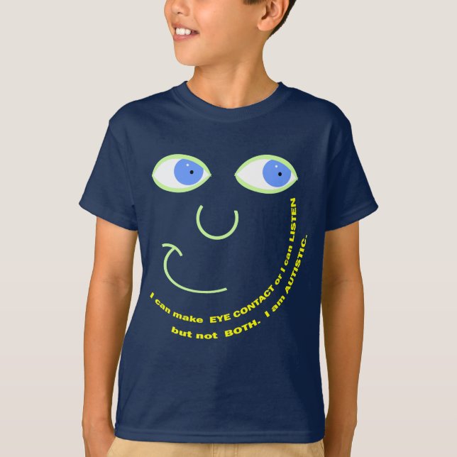 Hören dunkles Kleid T-Shirt (Vorderseite)