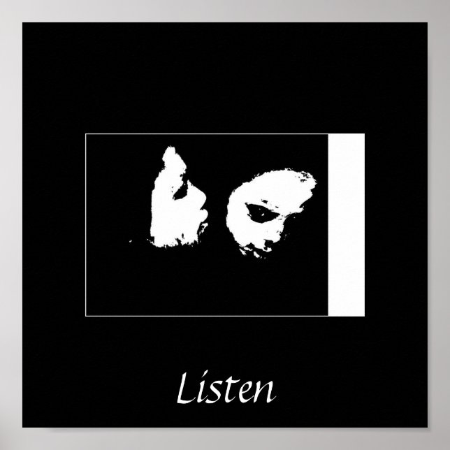 Hören Poster (Vorne)