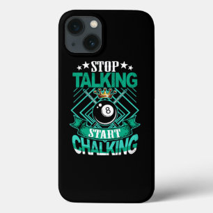 Hören Sie auf, mit dem Chalking Billiard 8-Ball z Case-Mate iPhone Hülle
