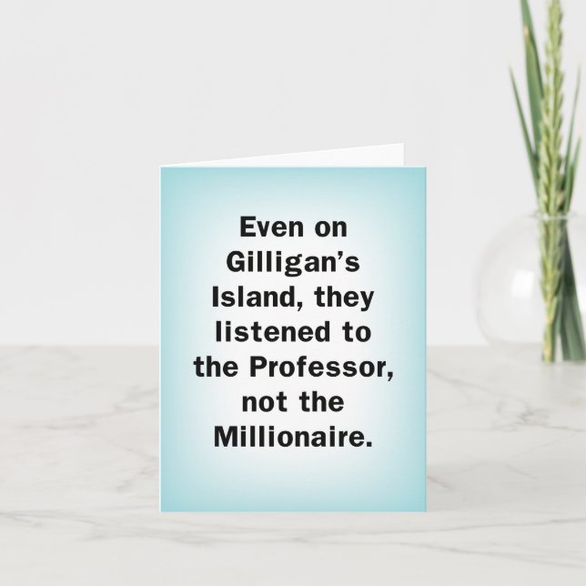 Hören Sie auf Professor, nicht Millionär Pandemie Karte (Vorderseite)