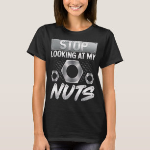 Hören Sie auf, sich meine Nacktmaschinen-Automobil T-Shirt