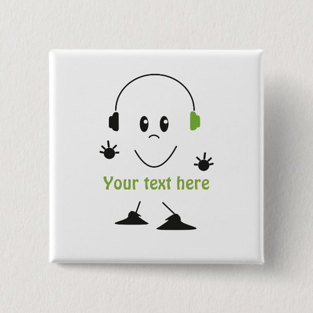 Hören Sie die Musik-Taste Button (Vorderseite)