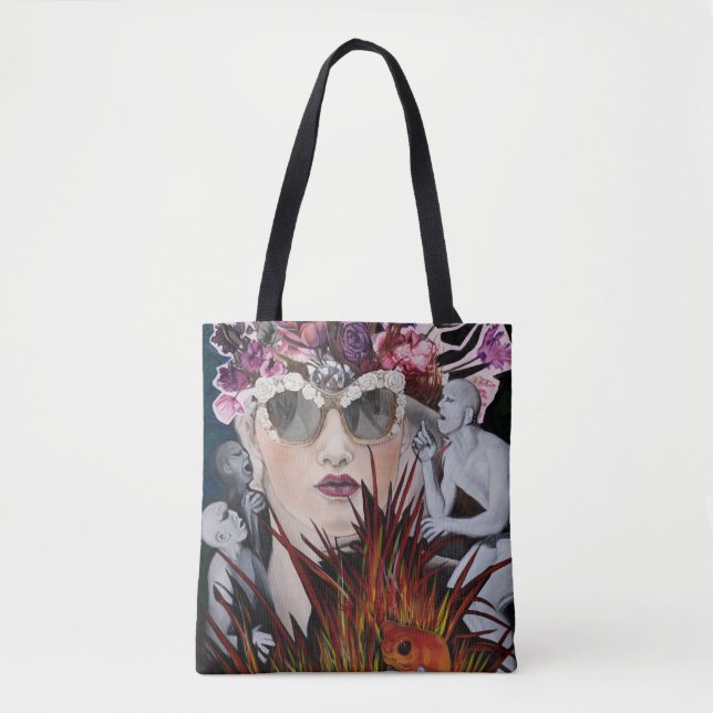 "Hören Sie keine schlechte" Taschen-Tasche Tasche (Vorderseite)