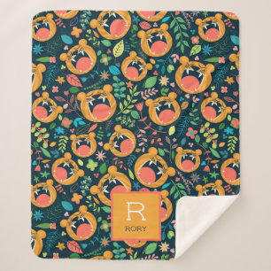 Hören Sie mich Roar Tiger Jungle Personalisiert Sherpadecke
