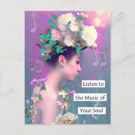 Hören Sie sich die Musik Ihres Souls an | Inspekti Postkarte