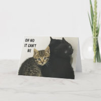 HÖREN SIE "SIE" WERDEN "60" MEOW!! KARTE