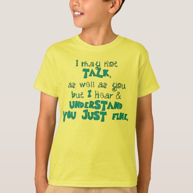 Hören Sie u. verstehen Sie T-Shirt (Vorderseite)