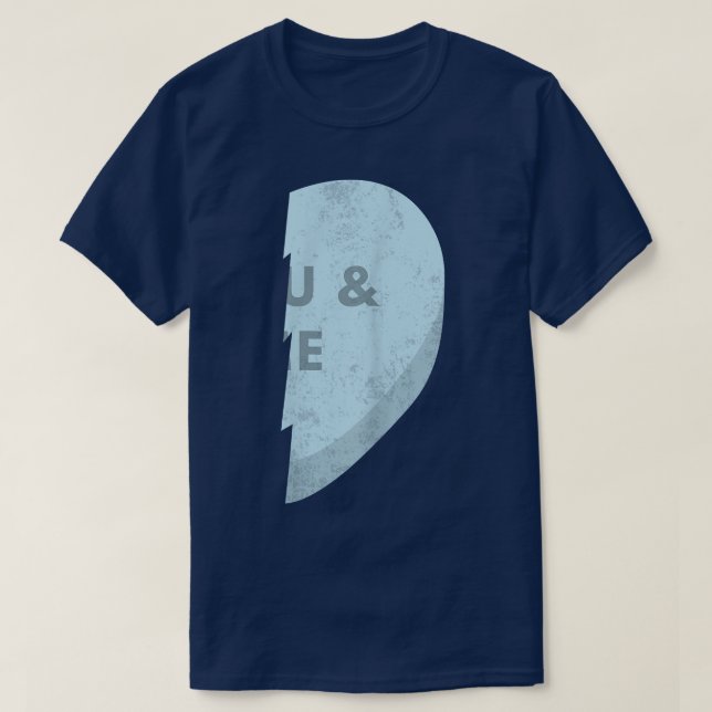 Hören Sie und ich Ts passende BESTE FREUNDIN Outfi T-Shirt (Design vorne)