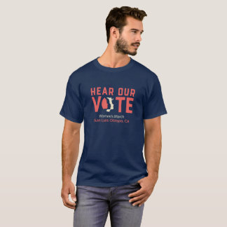 Hören Sie unsere Abstimmung - den März SLO T-Shirt