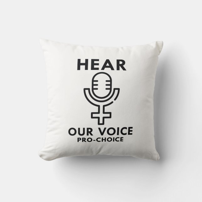 Hören Sie unsere Voice Pro Wahl Kissen (Vorderseite)