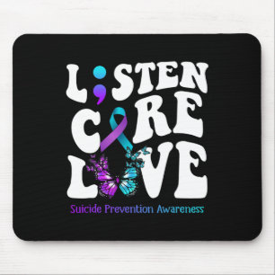 Hören Sie, wie die Liebe den Schmetterling zur Sui Mousepad