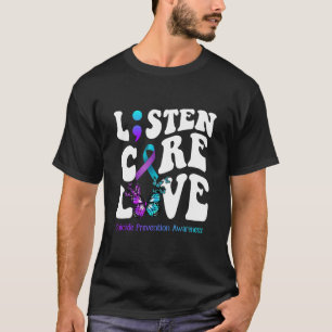 Hören Sie, wie die Liebe den Schmetterling zur Sui T-Shirt