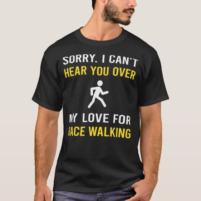 Hören Sie, wie Sie laufen T-Shirt (Vorderseite)