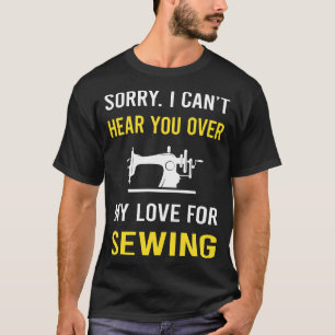 Hören Sie zu nähen T-Shirt