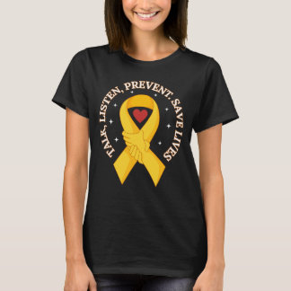 Hören Sie zu Rett Leben Suizidprävention T-Shirt