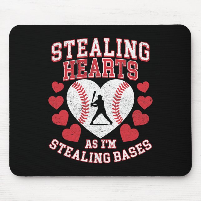 Hören stehlen, als ob ich Baseball Lover stehle Mousepad (Vorne)