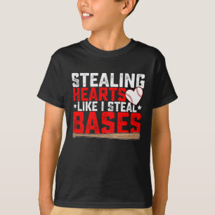 Hören stehlen, als ob ich Baseball stehle T-Shirt
