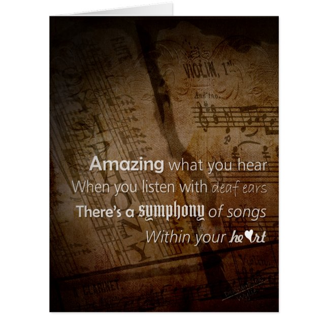 Hören - Symphonie des Herzens (Vorderseite)