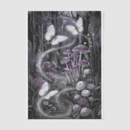 Hörender Flügel, Schmetterlinge des Amethyst-Walde Seidenpapier
