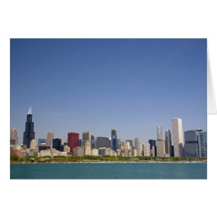 Horizon de Chicago, Illinois, États-Unis.