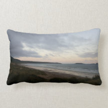 Horizon de coussin de plage de Gower