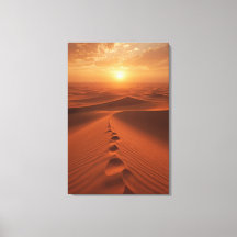 Horizon de Dune Rouge – Impression sur Toile de Ch