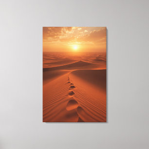Horizon de Dune Rouge – Impression sur Toile de Ch