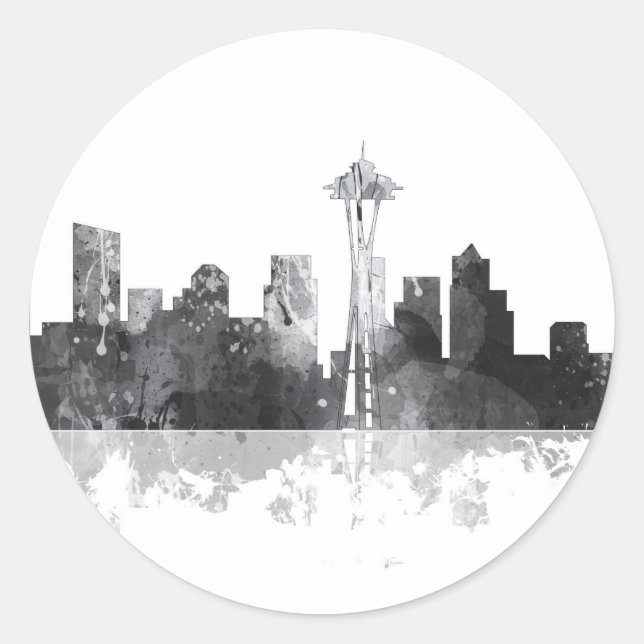 HORIZON de SEATTLE WASHINGTON - autocollants (Devant)