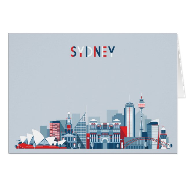 Horizon de ville de Sydney Australie (Devant horizontal)