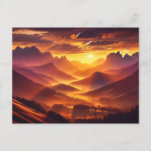 Horizon Doré – Carte postale