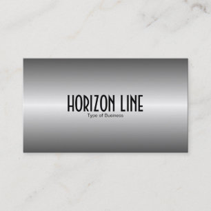 Horizon Line - grau Visitenkarte