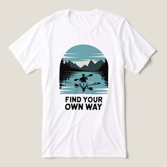 Horizon Paddler 02 Tri-Blend Shirt (Design Vorderseite)
