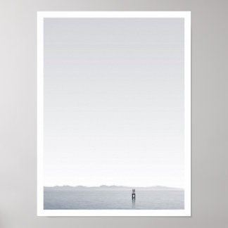 "Horizon" - Schwarzweißfotografie Poster