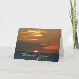 Horizon Sunset "Danke" Dankeskarte