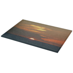 Horizon Sunset farbenfrohe Seascape-Fotografie Schneidebrett