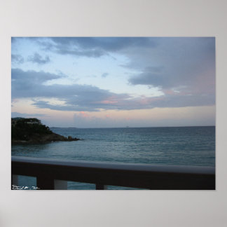 Horizont auf St. Thomas Poster