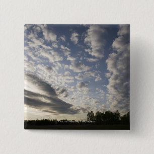 Horizont-Himmel-Ansicht mit Wolken Button